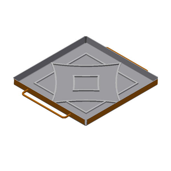 Molde Pastelón Ornamentado Recuadro