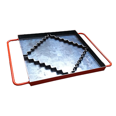 Molde Pastelón Ornamentado Rombo Escala